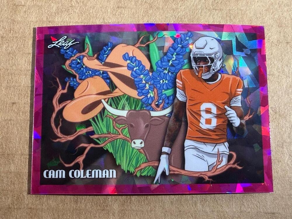 Cam Coleman 2026 Leaf Roots Run Deep #3 Texas /10